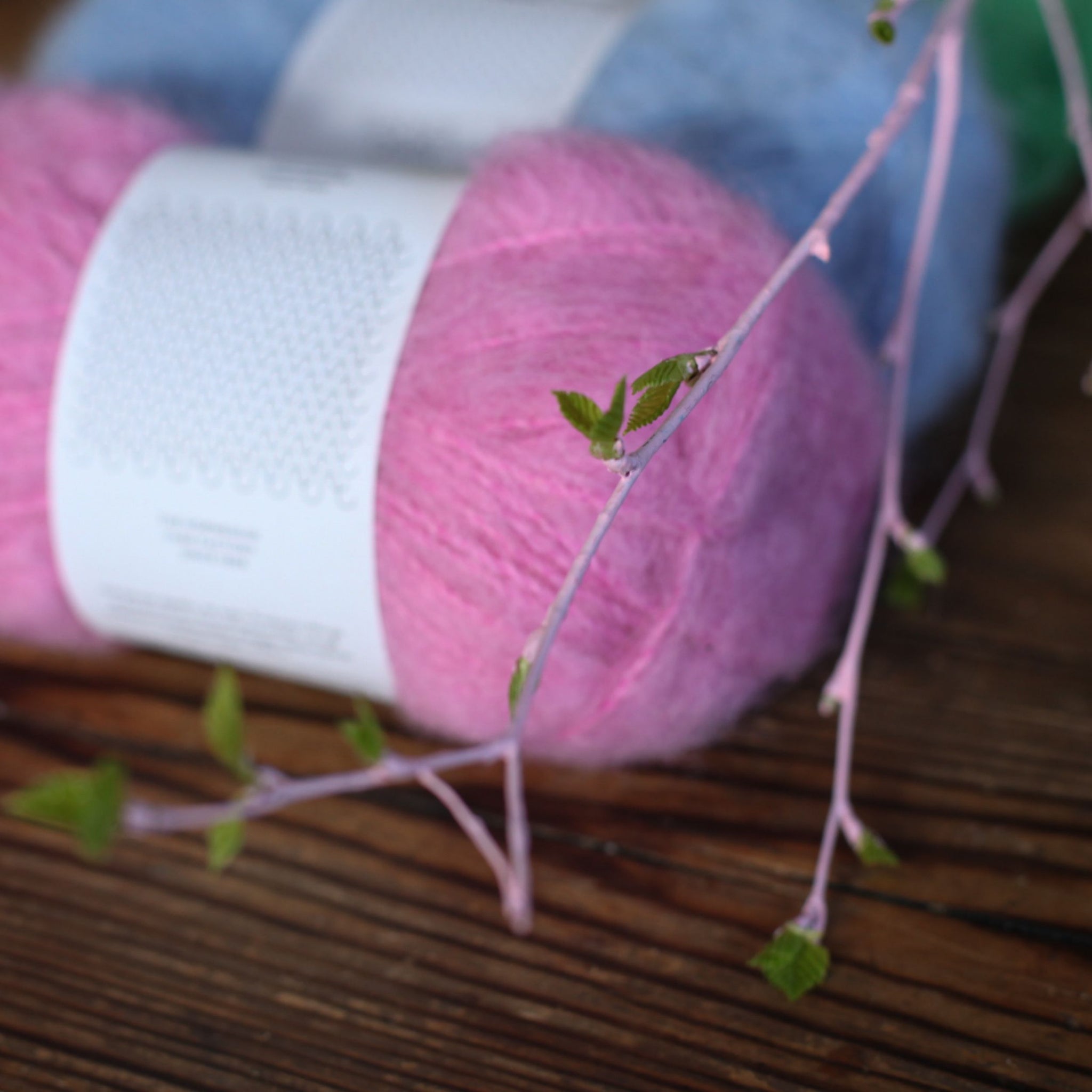 The Fluffy one - yarn of the month in April