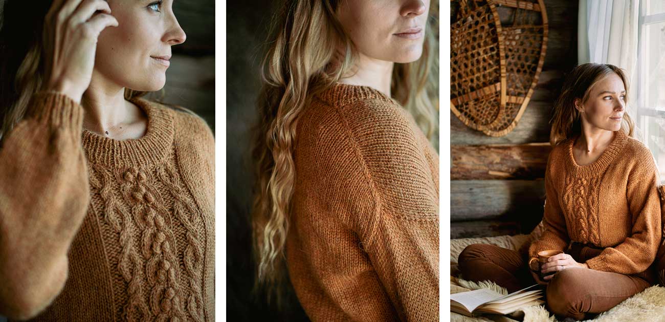 Ronja Hakalehto; Kiertoteitä - 17 neuletta matkan varrelta.