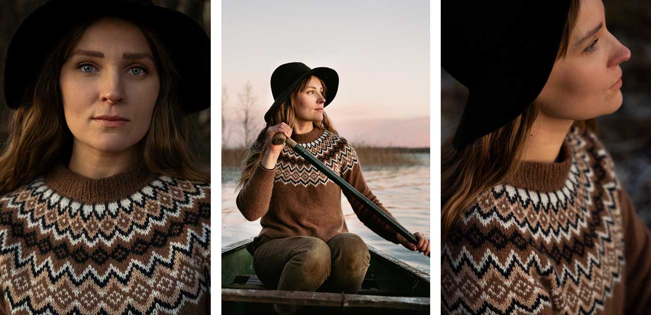 Ronja Hakalehto; Kiertoteitä - 17 neuletta matkan varrelta.