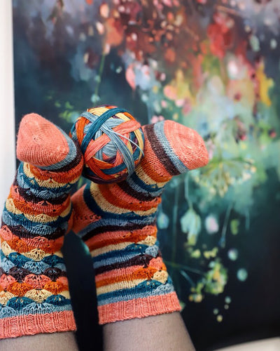 TaivaanrantaYarn Kaiku-lanka ja ohje MESSUTARJOUS