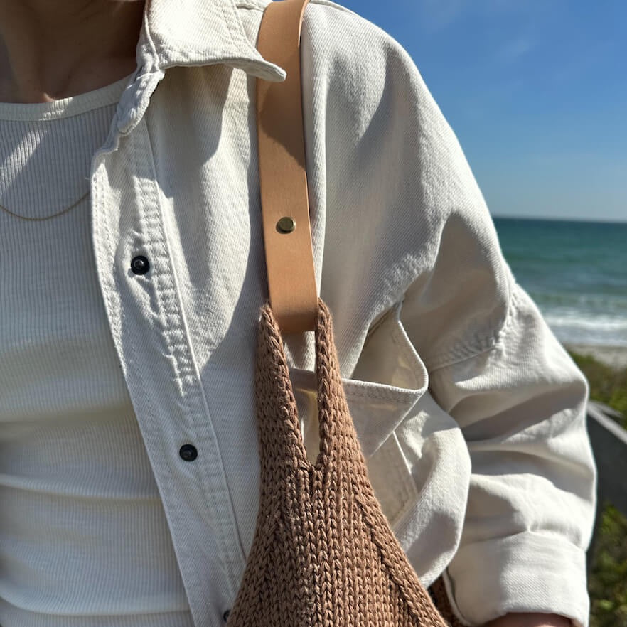 PetiteKnit - Leather Strap for Terrazzo Bag