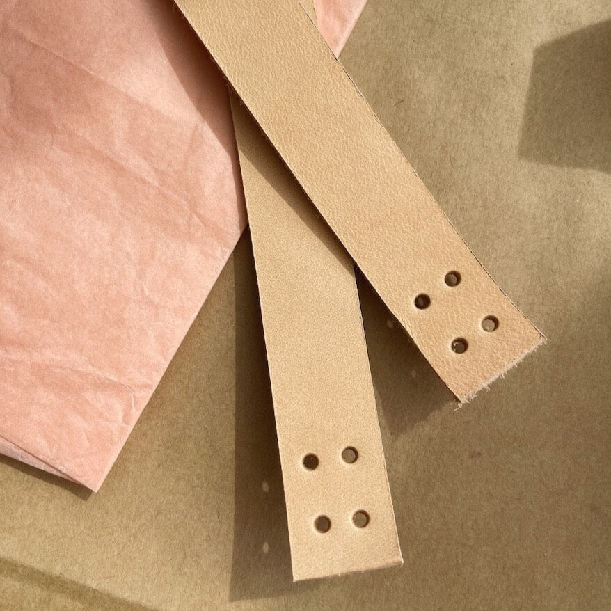 PetiteKnit - Leather Straps for French Market Bag